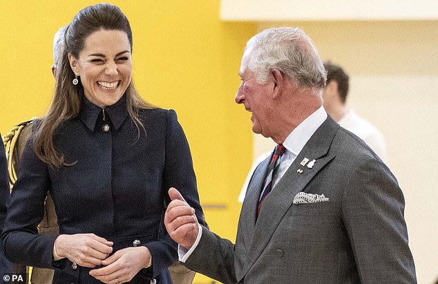 The then-Duchess of Cambridge and Prince of Wales have been snapped sharing a chuckle on a number of occasions, including during this event at the Defence Medical Rehabilitation Centre Stanford Hall in Loughborough in February 2020