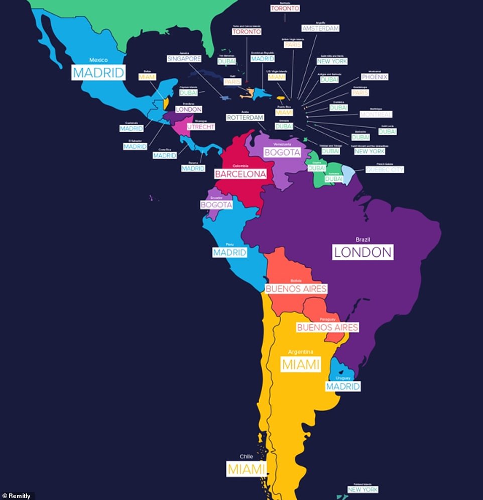 In Süd- und Mittelamerika holt London die Goldmedaille für die Brasilianer, während Einwohner von Peru, Uruguay und Mexiko über einen Umzug nach Madrid nachdenken