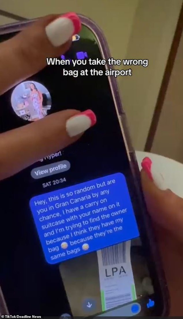 Yasmines Freundin Jessica sagte, die Gruppe habe den Namen des Passagiers sowohl auf Facebook als auch auf Instagram eingegeben und jeden Account kontaktiert, der auftauchte
