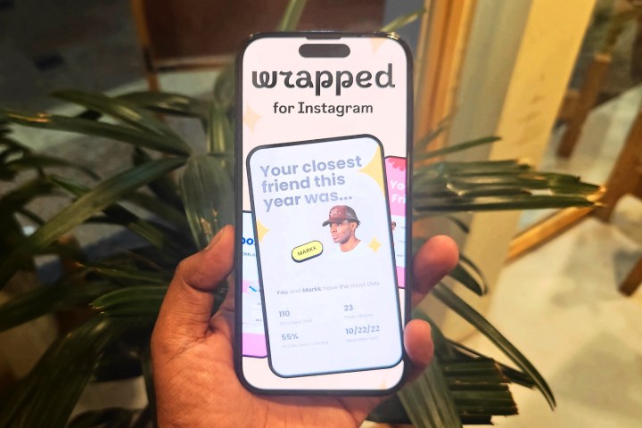 Titelbild für die App „Wrapped for Instagram“.