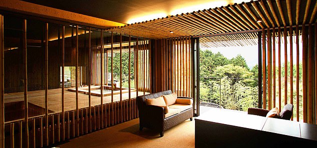 In Hakone übernachtet Gareth im Kinnotake Sengokuhara (im Bild), einem traditionellen japanischen Gasthaus