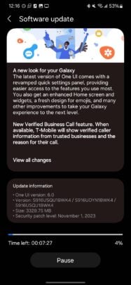 Samsung Galaxy S23 Plus Android 14 One UI 6.0 Stabiles Update USA 2