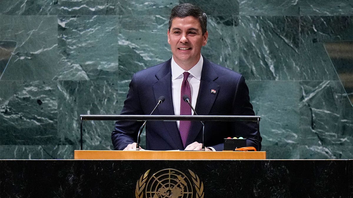Paraguays Präsident Santiago Peña bei der UN-Generalversammlung