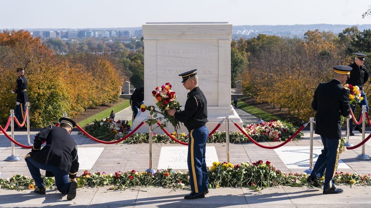 Grab des unbekannten Soldaten in Arlington, Virginia