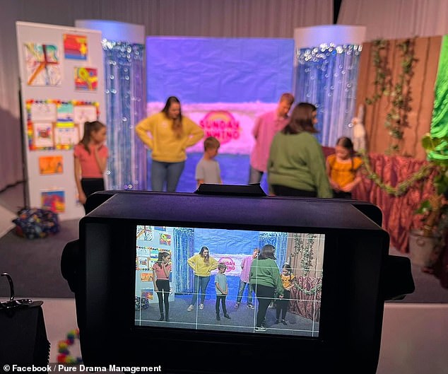 Meanwhile, in the spring, Teddy was among a group of young actors showing off their dancing skills on a live TV segment for Bournemouth University