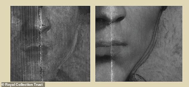 Nicola Christie, Leiterin der Gemäldekonservierung beim Royal Collection Trust, sagte, die hochauflösende technische Bildgebung des Getty Conservation Institute habe es Experten ermöglicht, „Holbeins Unterzeichnung detaillierter als je zuvor zu studieren und das unterschiedliche Gewicht und die Qualität jeder Linienverfeinerung zu erkennen“. die Kontur von Derich Borns Gesicht'