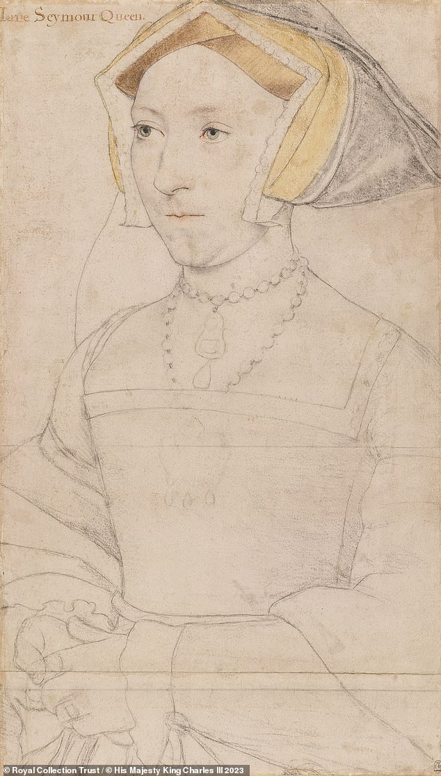 Holbein skizzierte Henrys dritte Frau, Jane Seymour, aber dieses Mal schmeichelte er der Dargestellten nicht und verlieh ihr einen strengen Gesichtsausdruck und den „stolzen und hochmütigen“ Ausdruck