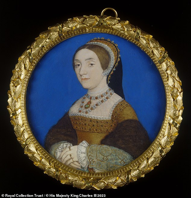 Es wird vermutet, dass eine weitere Holbein-Miniatur die fünfte Frau Heinrichs VIII., Katherine Howard, darstellt