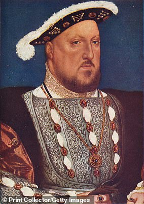König Heinrich VIII., um 1537, im Alter von etwa 45 Jahren