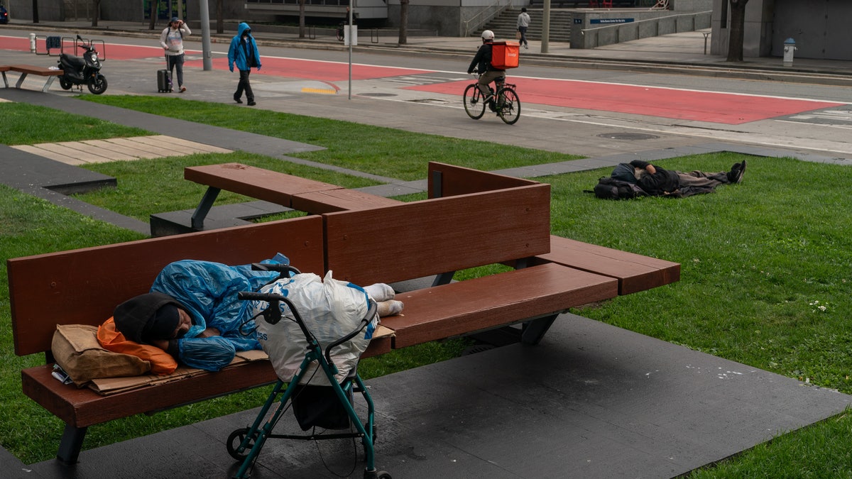 Obdachlose Bevölkerung in San Francisco