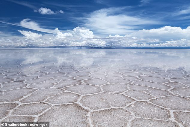 The moon-like Salar de Uyuni salt flats in Bolivia, which also offers dynamic dining in the capital city, La Paz