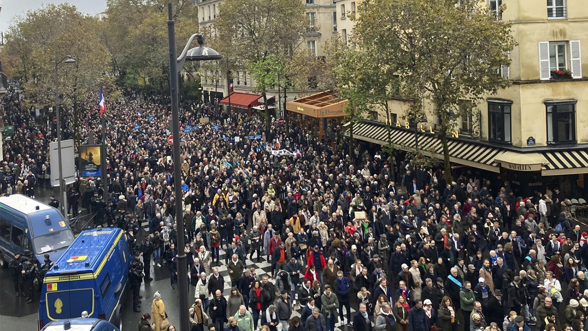 Pariser Protest gegen Antisemitismus