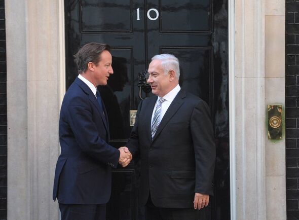 Der britische Premierminister David Cameron trifft den israelischen Premierminister Benjamin Netanjahu
