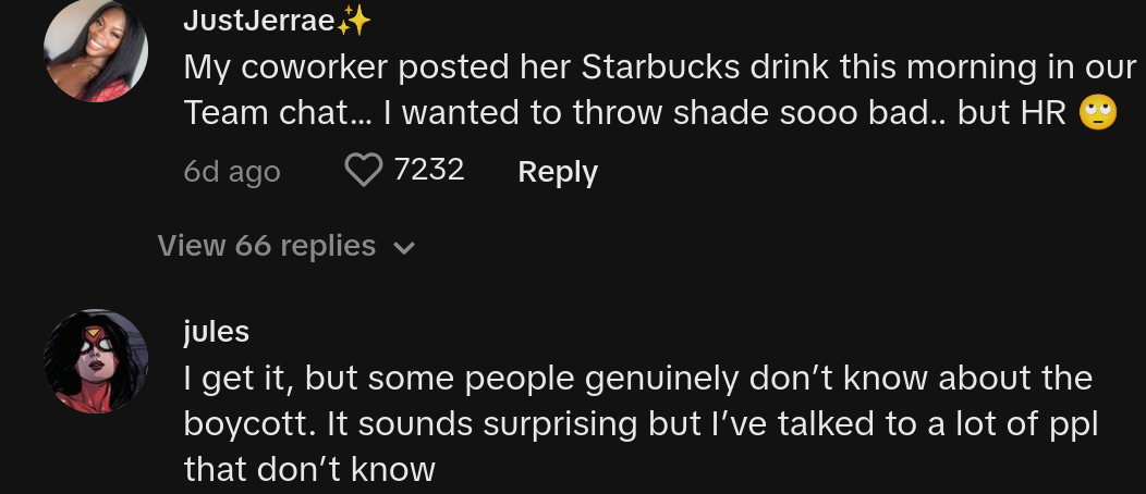 McDonalds Starbucks Schande