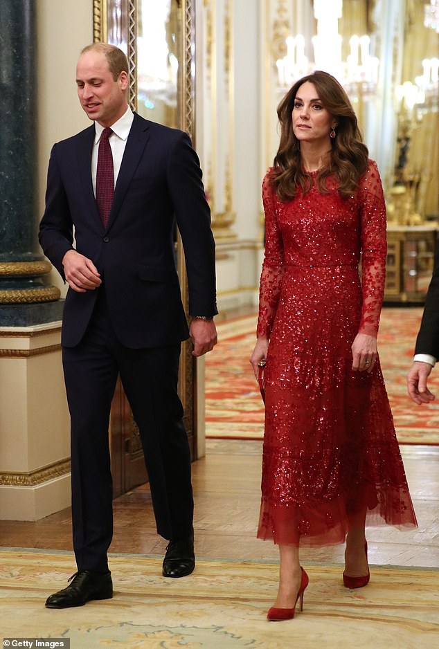 Die Prinzessin besitzt auch das atemberaubende Kleid in Rot, das sie 2020 bei einem Investment Summit im Buckingham Palace anzog