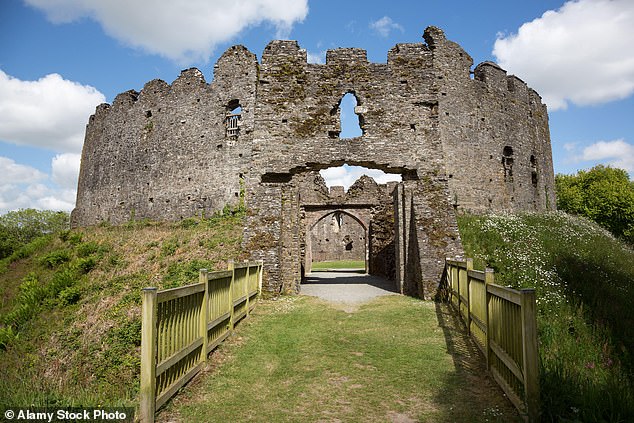 Das Herzogtum besitzt auch Restormel Castle in der Nähe von Lostwithiel in Cornwall (im Bild)