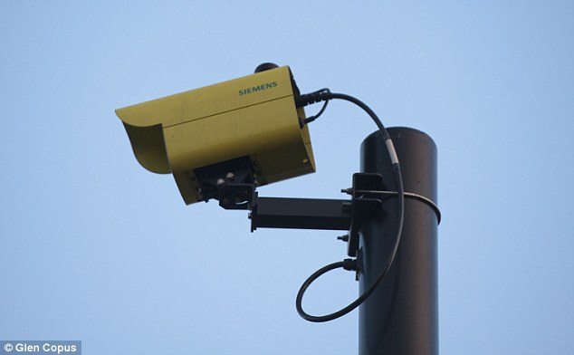 Despite being bright yellow, the Siemens SafeZone cameras are so ultra-compact they're incredibly difficult to spot on the road