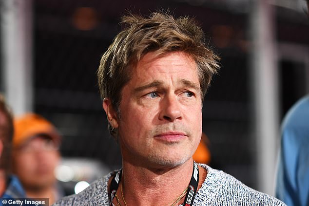 Brad Pitt - who is soon to star in a Formula One based film, Apex - looked collected as also joined the fray