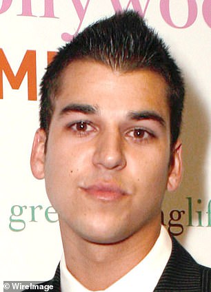 Rob Kardashian pictured in 2007