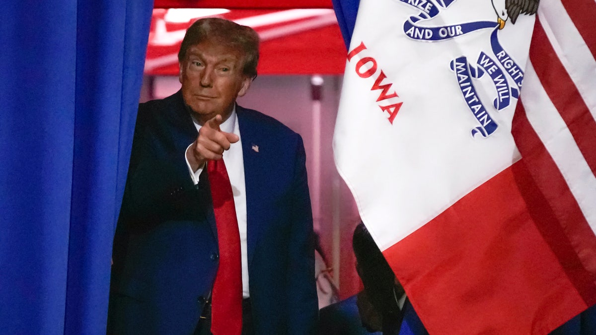 Donald Trump macht Wahlkampf in Iowa