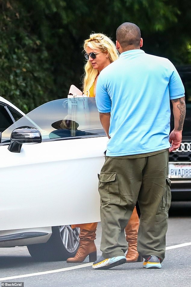 Britney fuhr das Paar zum Abendessen in den sagenumwobenen Hollywood-Hotspot