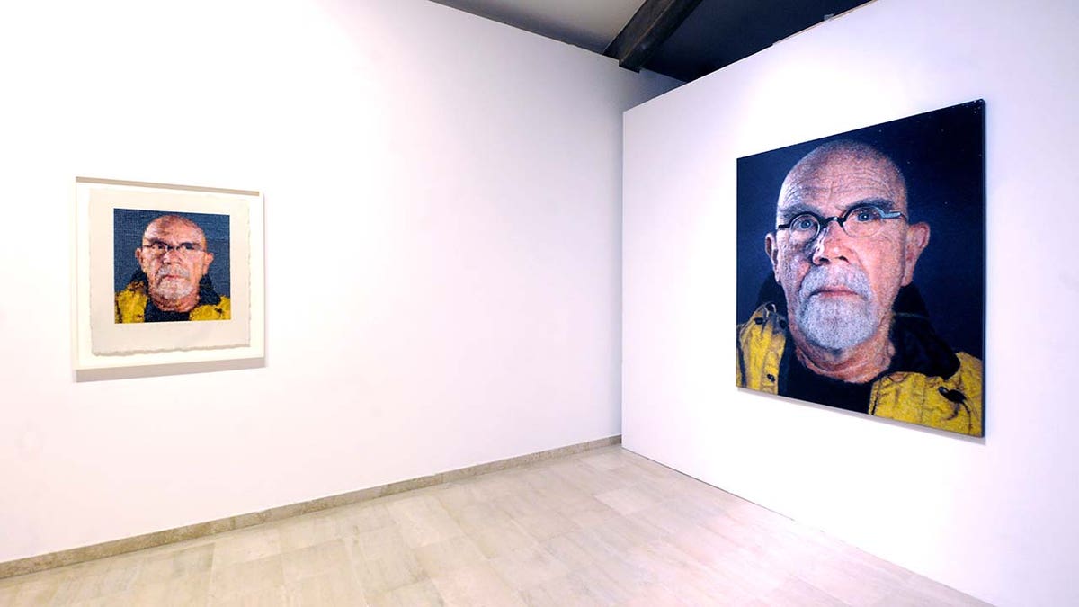 Chuck Close "Mosaik" Ausstellungsvorschau