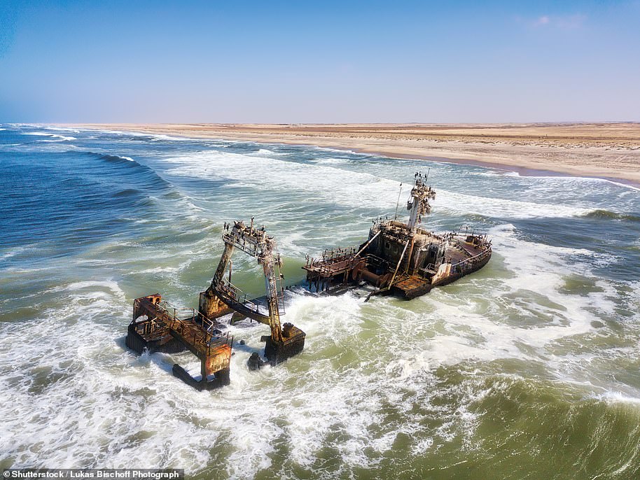 A colossal shipwreck on Namibia's Skeleton Coast - which has a notorious reputation as a 'graveyard for unwary ships'