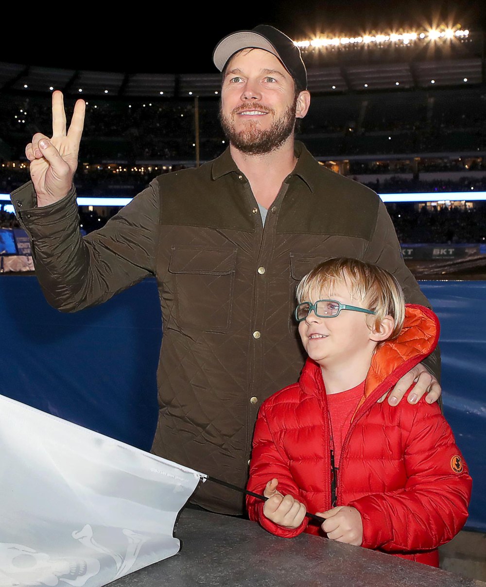 Chris Pratt und Sohn Jack Bond beim Seattle Seahawks Game Let s Go 308