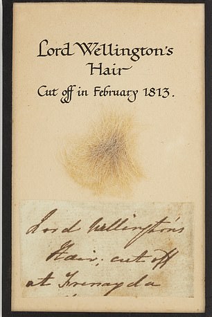 Eine Haarsträhne des Herzogs von Wellington gehört zu den Ausstellungsstücken in Levens Hall