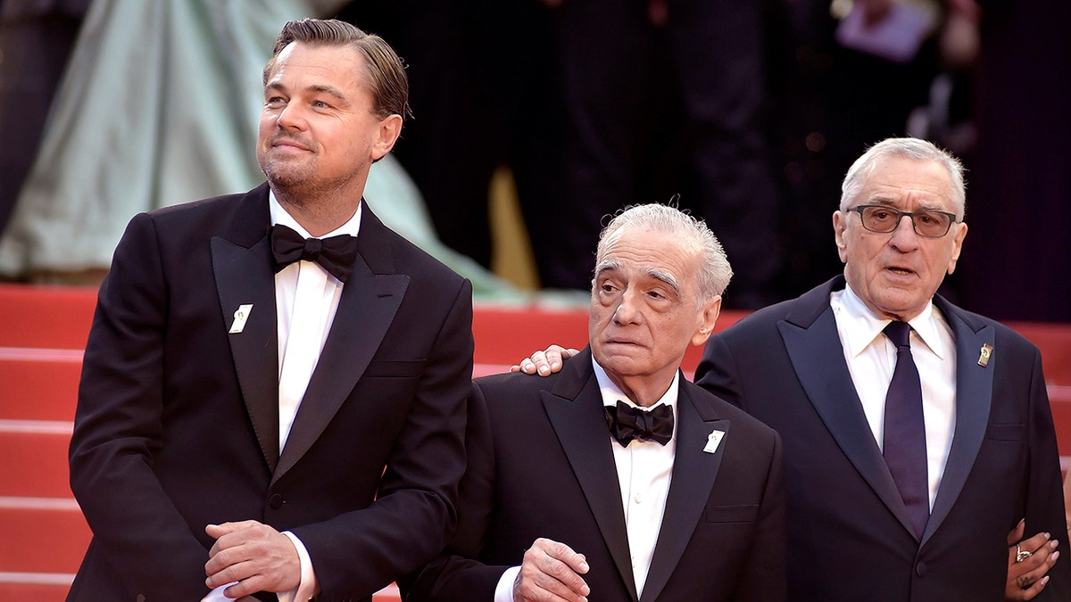 Leonardo DiCaprio, Martin Scorsese, Robert De Niro bei einer Premiere