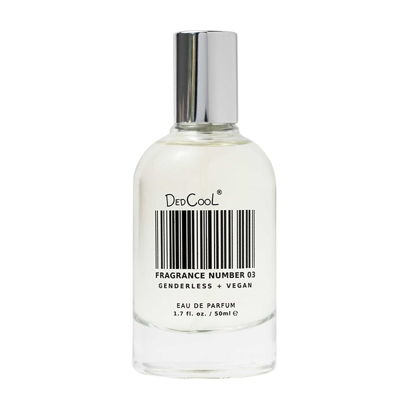 Eine Flasche des DedCool 03 Blonde Eau de Parfum auf weißem Hintergrund