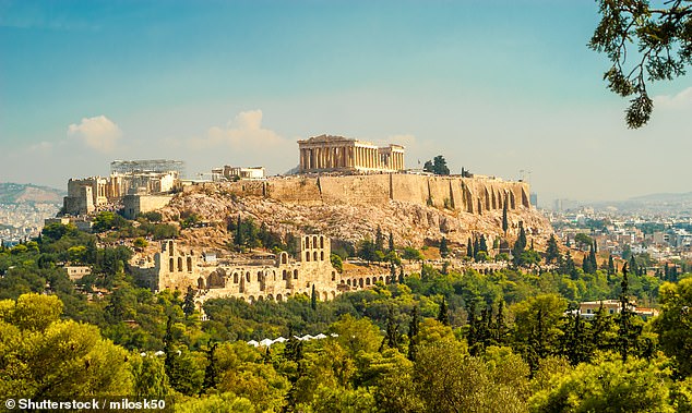 Einheimische nannten die Akropolis (oben) als ihren beliebtesten Kulturort in Athen