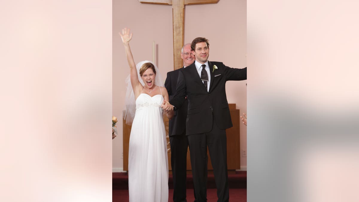 Die Hochzeit von Jim und Pam steht bevor "Das Büro"