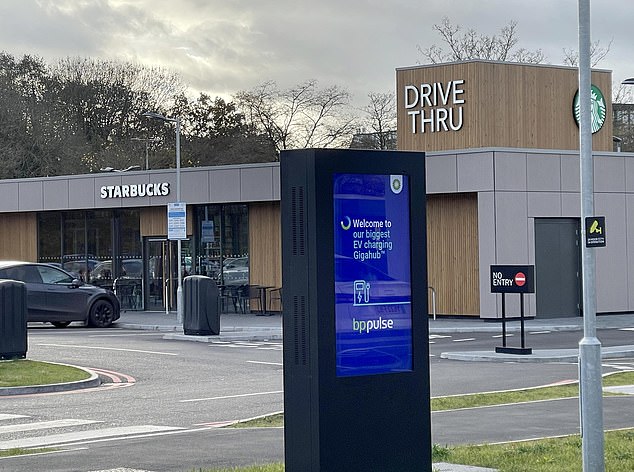 Sitting next to a Starbucks Drive Thru on a car park at the NEC, a two-minute detour off the M42, the hub often leaves customers grappling with its system and struggling to pay