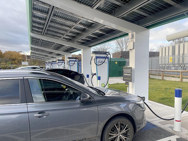 The gigahub was developed between the NEC, independent charging infrastructure company EV Network and BP Pulse, which operates the site