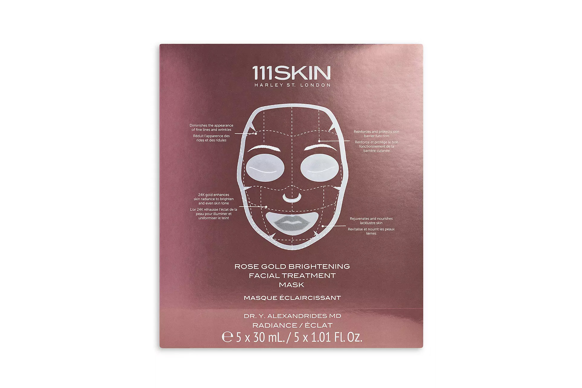 A pack of 111 Skin face masks