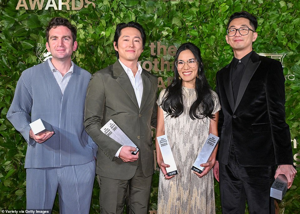 Jake Schreier, Steven Yeun, Wong and Lee Sung Jin received the Breakthrough Series Under 40 Minutes Awards for Beef