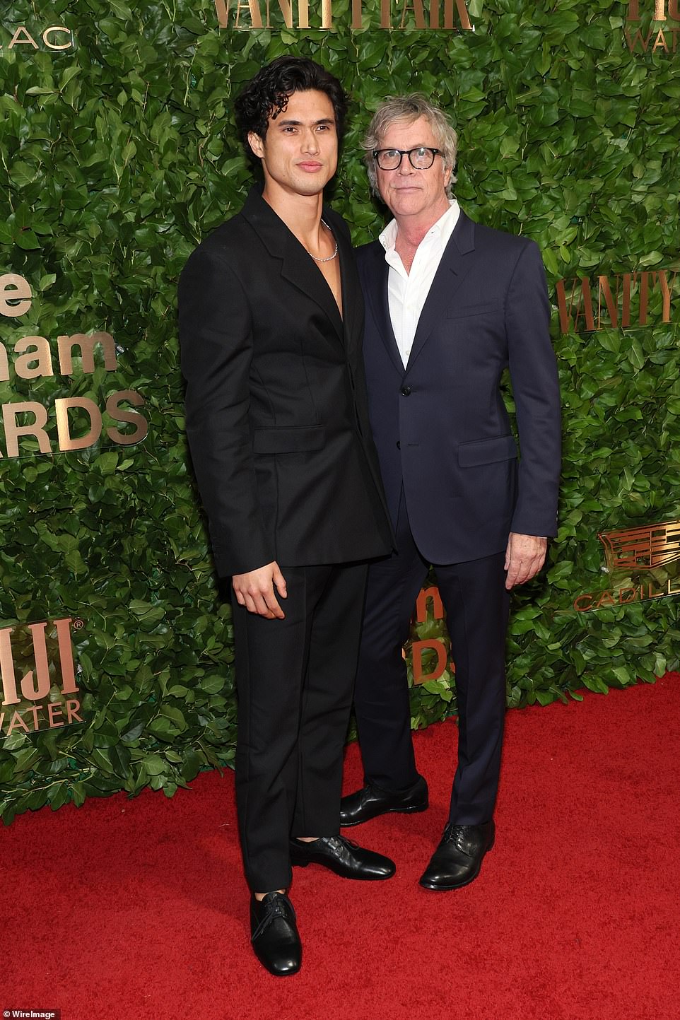 A major achievement: While on the red carpet, he posed for a photo with Todd Haynes, who directed his film May December (2023)
