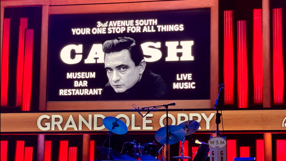 Johnny Cashs Bild in Nashville