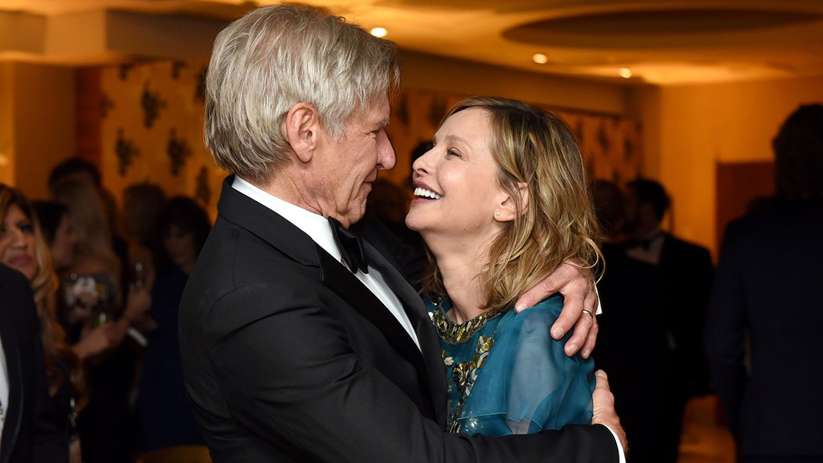 Harrison Ford und Calista Flockhart bei der Afterparty der HBO Golden Globes