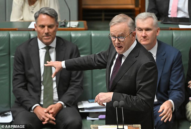 Herr Dutton und Herr Albanese liegen bei den persönlichen Zustimmungswerten gleichauf.  Die Bewertung des Premierministers fiel um zwei Punkte auf 40 Prozent, während Herr Dutton mit 37 Prozent leicht zurückblieb