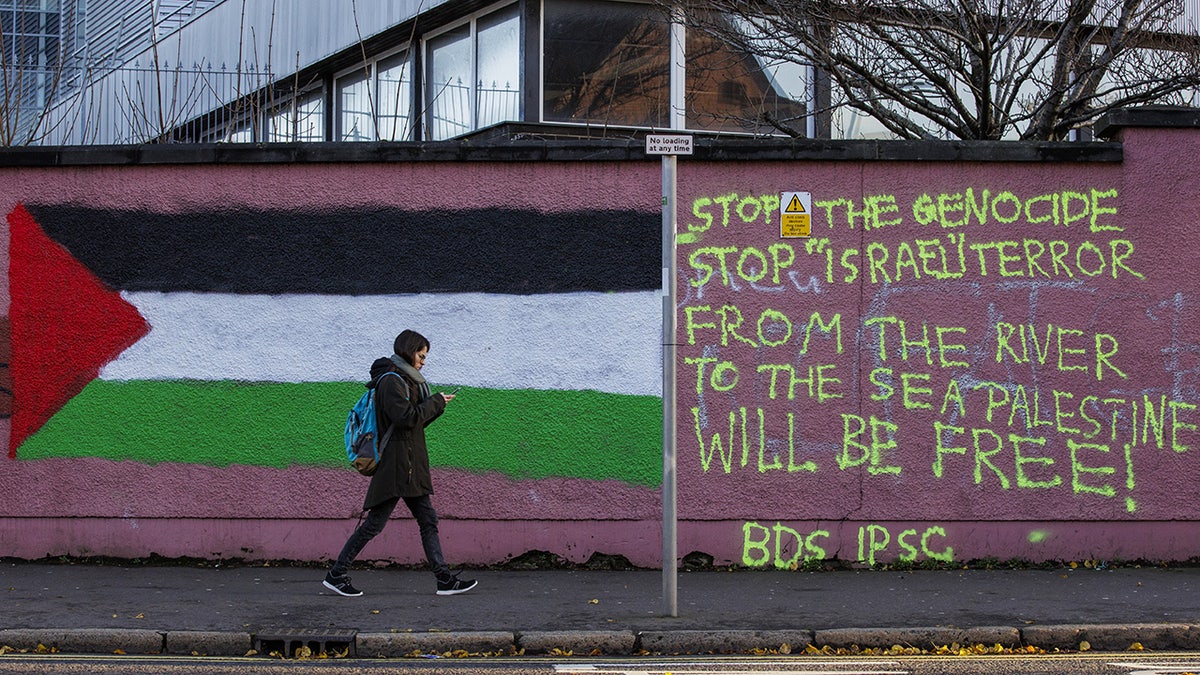 Antisemitisches Graffiti in Belfast