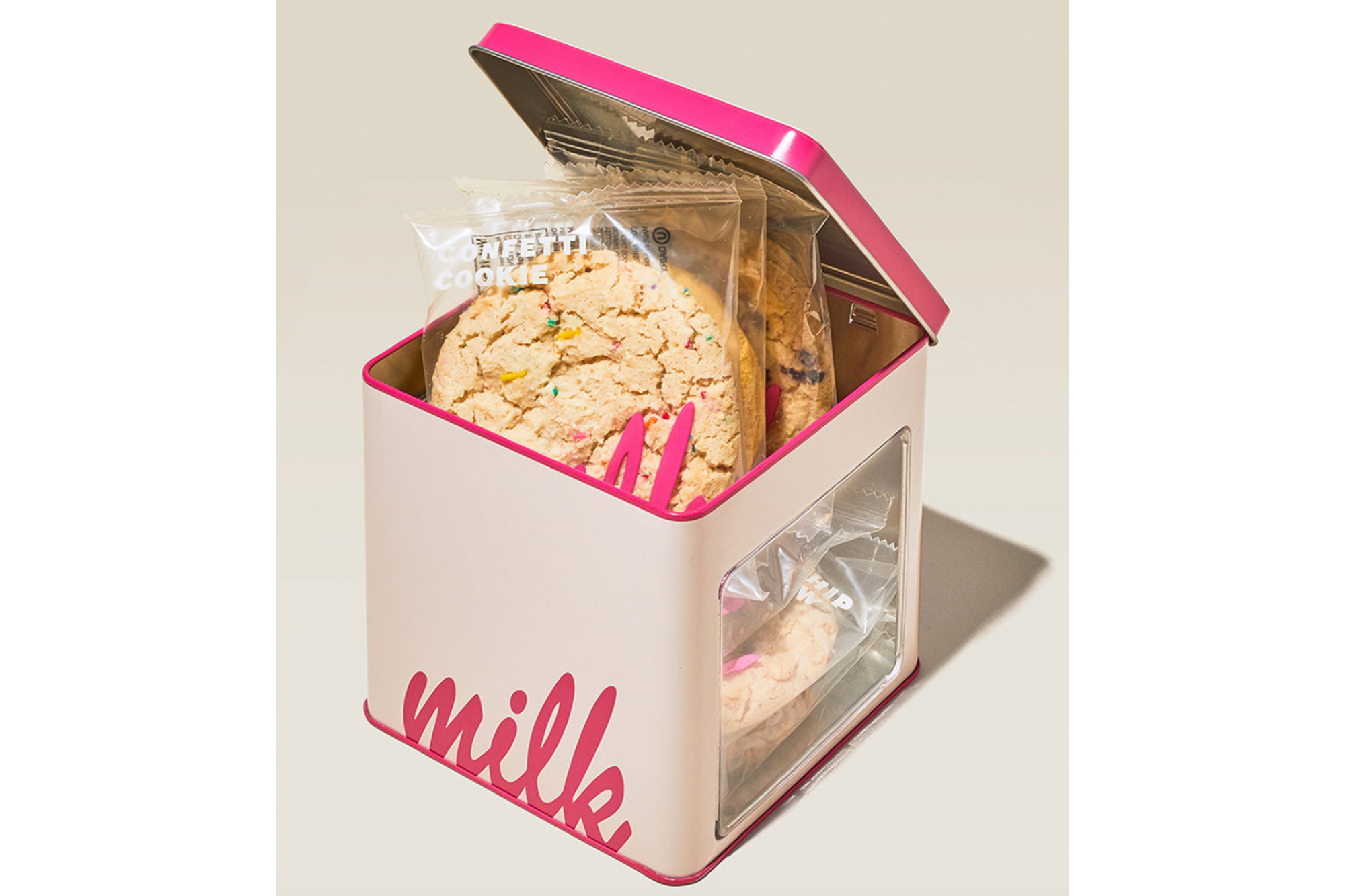 Eine Schachtel Milk Bar-Kekse