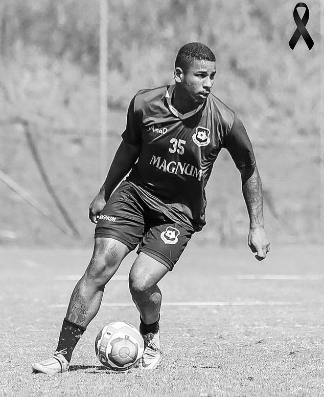 Der 21-jährige brasilianische Fußballspieler Felipe Diogo ist am Dienstag bei einem Straßenmord erschossen worden