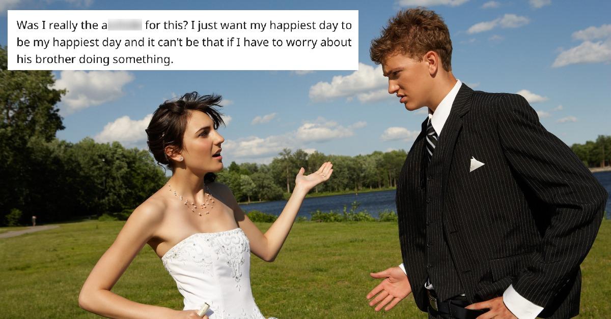 Eine Braut möchte ihren BIL nicht bei ihrer Hochzeit haben, weil sie denkt, er flirtet mit ihr und versucht, sie eifersüchtig zu machen.