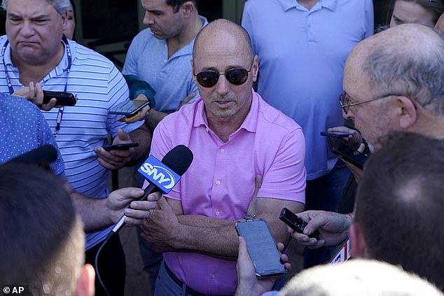 Yankees-GM Brian Cashman verteidigte in seiner Rede am Dienstag nachdrücklich die Mitarbeiter des Teams