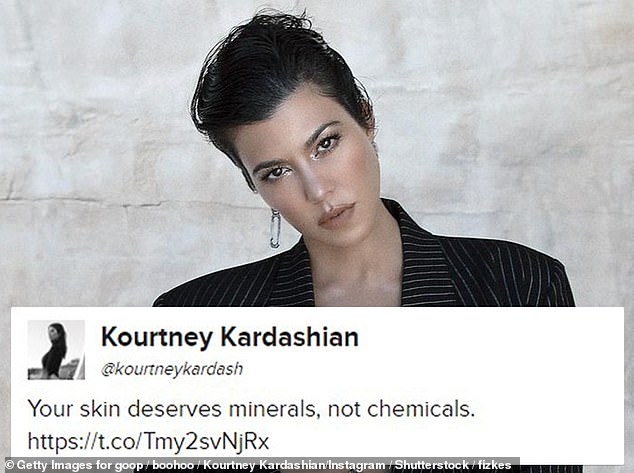 Fans machten sich letztes Jahr über Kourtney Kardashian lustig, weil sie behaupteten, Mineralien seien für die Hautgesundheit Chemikalien überlegen – obwohl sie in Wirklichkeit dasselbe sind