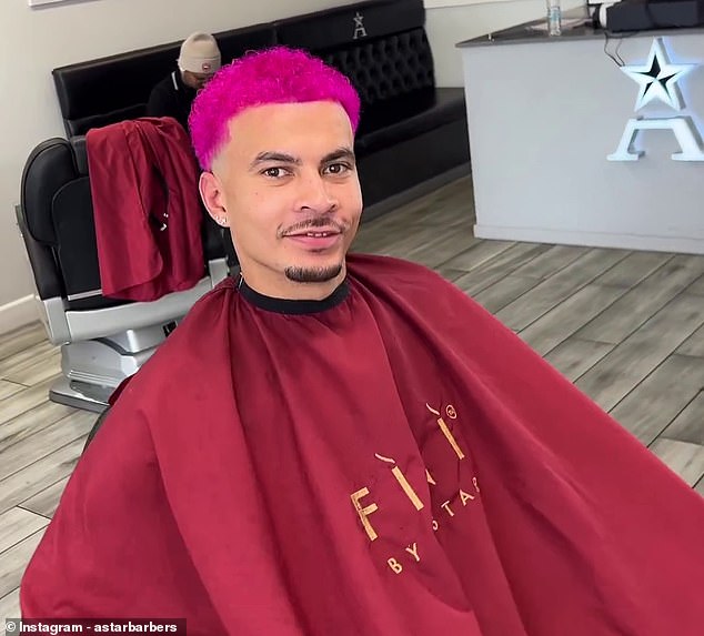 Der Friseur von Dele Alli enthüllte den umwerfenden rosa Haarschnitt des Everton-Spielers aus dem Sommer
