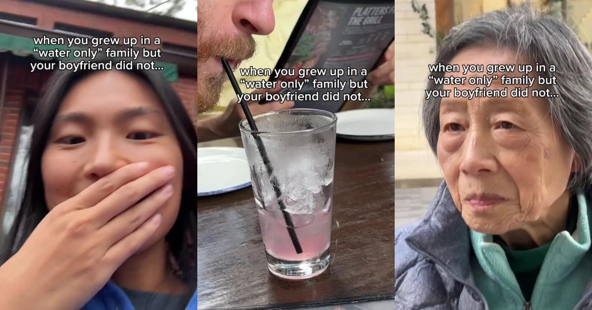 Freund bestellt Drink bei „Water Only“-Familie einer Frau