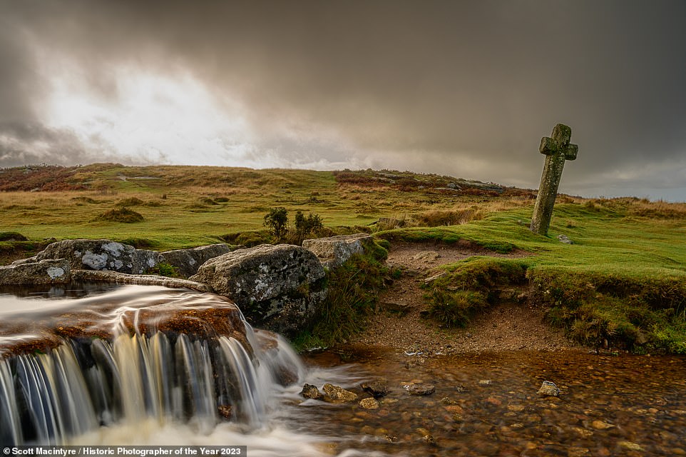 Dartmoor’s Windy Post Cross is the setting for this breathtaking photo, taken by Scott Macintyre, which takes the top prize in the Historic England category. Claudia commented: 'Wayside crosses are one of the distinctive features of Dartmoor, and this beautiful and atmospheric image captures brilliantly the way in which this ancient monument has become such an intrinsic part of Dartmoor’s historic landscape'